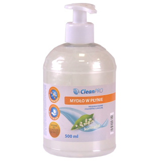 Mydło w płynie, antybakteryjne, CleanPRO, konwalia, 500ml - 357604