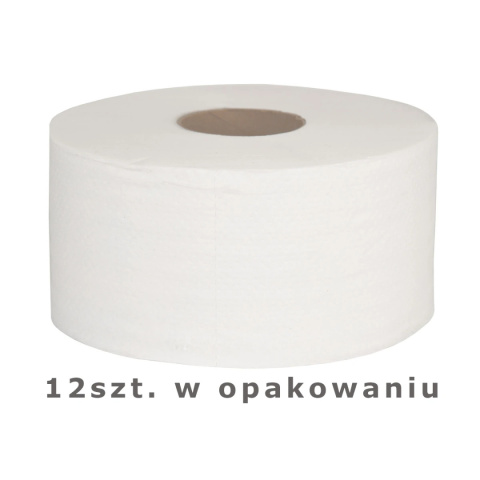 Papier toaletowy Jumbo CleanPRO, biały, 2 warstwy, 150m - 12 sztuk - 371208 Papier toaletowy Jumbo CleanPRO, biały, 2 warstwy, 150m - 12 sztuk - 371208