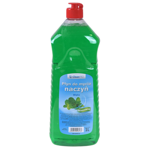 Płyn do mycia naczyń CleanPRO, mięta, 1L 357609 Płyn do mycia naczyń CleanPRO, mięta, 1L 357609