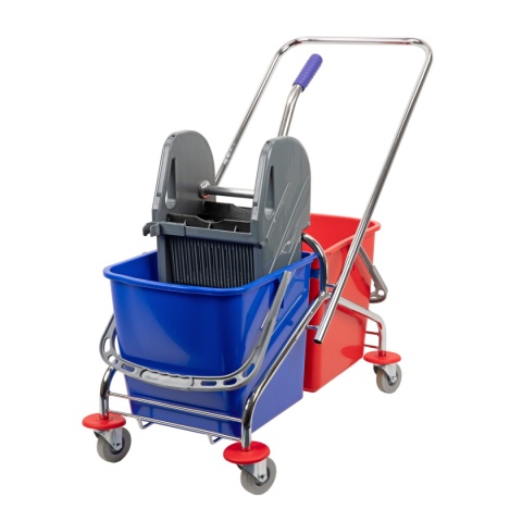Wózek do sprzątania dwuwiaderkowy CleanPRO, 2x25L - 2szt. 357965 Wózek do sprzątania dwuwiaderkowy CleanPRO, 2x25L - 2szt. 357965
