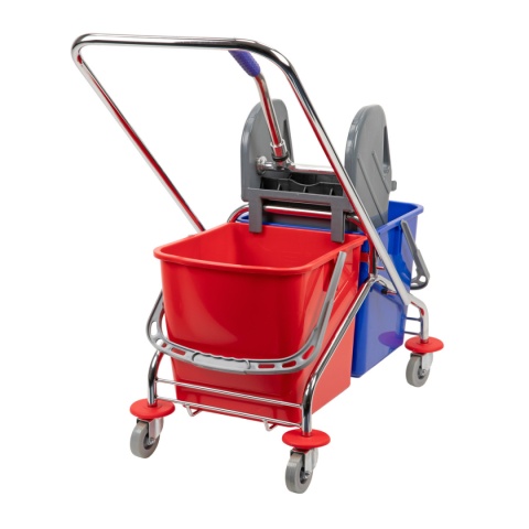 Wózek do sprzątania dwuwiaderkowy CleanPRO, 2x25L - 2szt. 357965 Wózek do sprzątania dwuwiaderkowy CleanPRO, 2x25L - 2szt. 357965